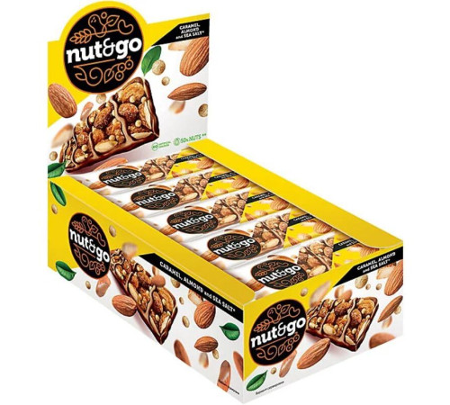 Батончик миндальный «Nut&Go», 34 г