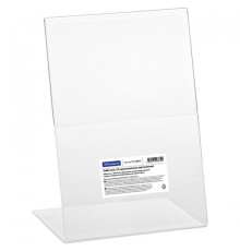 Бейдж настольный OfficeSpace, А5, односторонний вертикальный, прозрачный 