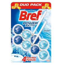 Блок Bref Сила-Актив для сливного бочка, океанский бриз, 2х50 гр