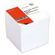 Блок для записей KUVERT белый 9х9х9 см 