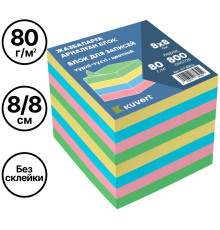 Блок для записей KUVERT цветной 8х8 см, 800 листов