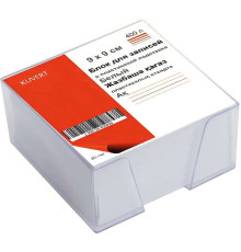 Блок для записей KUVERT в подставке белый 9х9х5 см