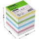 Блок для записей СТАММ "Стандарт", 8х8х8 см, цветной
