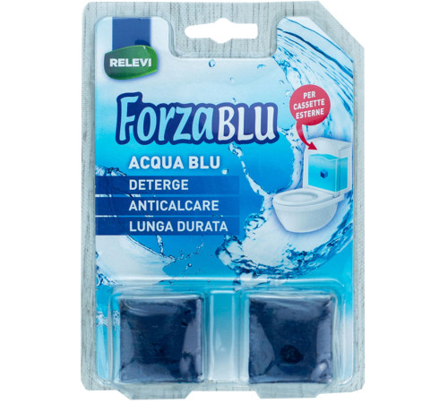 Блок Relevi Forzablu для сливного бочка унитаза, 2 штуки в упаковке