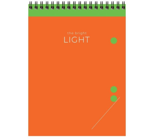 Блокнот  BG "Bright light" на спирали, А5, 80 листов в клетку