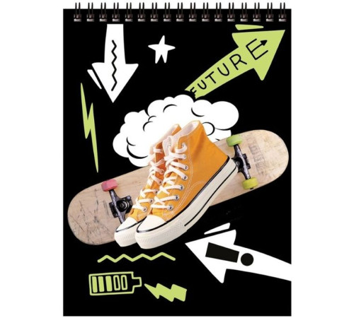 Блокнот  BG "Будь смелее" на спирали, А5, 40 листов в клетку