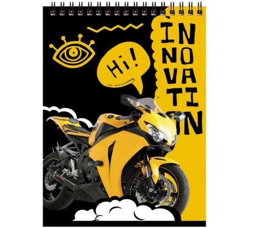 Блокнот  BG "Будь смелее" на спирали, А5, 40 листов в клетку