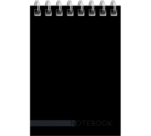 Блокнот  BG "Моноколор. Classic" на спирали, А7, 40 листов в клетку