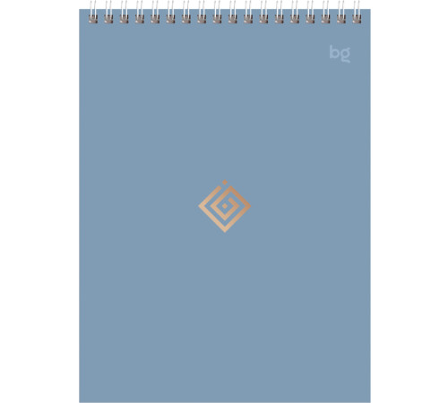Блокнот  BG "Моноколор. Классика" на спирали, А5, 40 листов в клетку