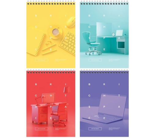 Блокнот  BG "Office book" на спирали, А5, 60 листов в клетку