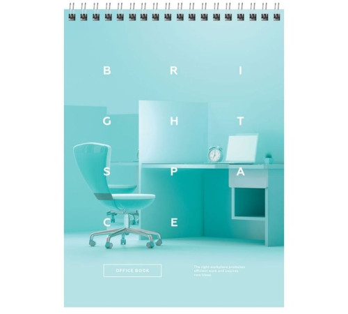 Блокнот  BG "Office book" на спирали, А5, 60 листов в клетку