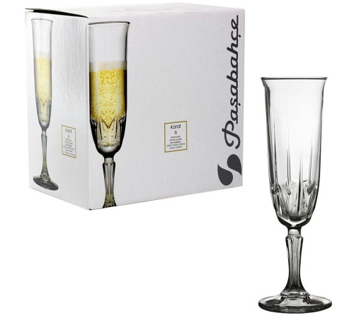 Бокал для шампанского "KARAT", 163 мл, 6 шт 