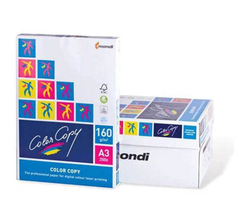 Бумага Color Copy, А3, 160 г/м2, 250л., белая