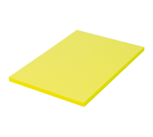 Бумага цветная BRAUBERG Medium, А4, 80 г/кв.м., 100 л., желтая