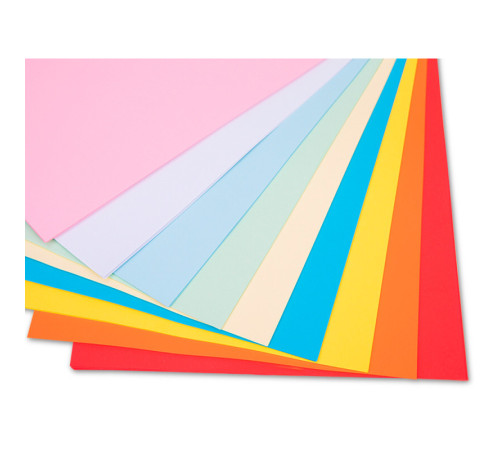 Бумага цветная Deli Pale, А4, 80 г/кв.м., 25 л., голубая