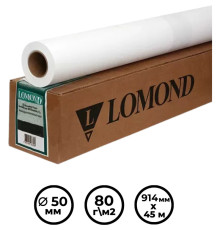 Бумага для плоттера Lomond "36" (914 мм х 45 мм х 50 мм) 80 г/м2