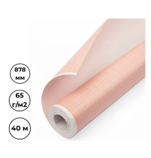 Бумага масштабно-координатная, 878 мм х 40 оранжевая сетка