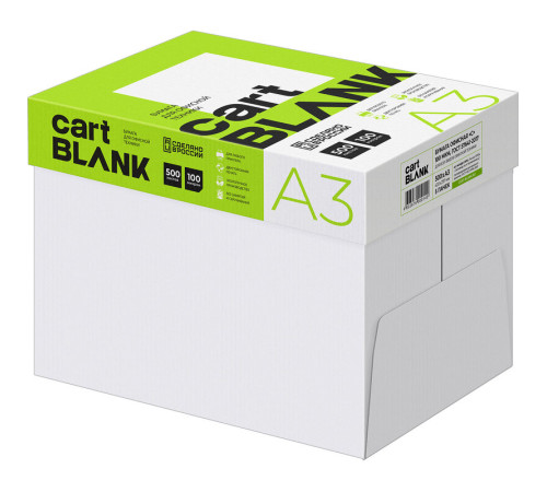 Бумага офисная CARTBLANK, А3, 80 г/м2, 500 л.