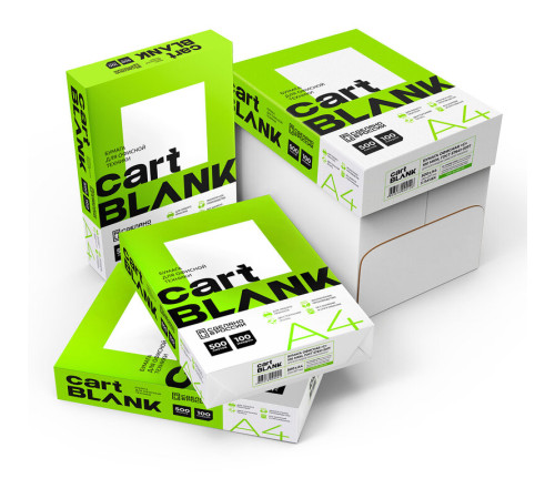 Бумага офисная CARTBLANK, А4, 80 г/м2, 500 л