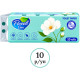 Бумага туалетная Flovell Care, 6 слойная, без втулки, 10 рулонов