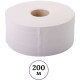 Бумага туалетная Jumbo, 1 слойная, 200 метров, белая