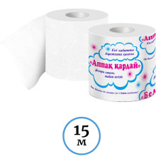 Бумага туалетная Карина "Белоснежка", 2-х слойная, 12 рулонов в упаковке, белая