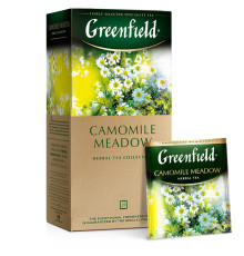 Чай Greenfield Camomile Meadow с ромашкой и мелиссой, 25 пакетиков