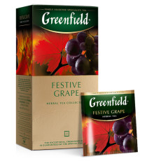 Чай Greenfield Festive Grape черный виноградный, 25 пакетиков