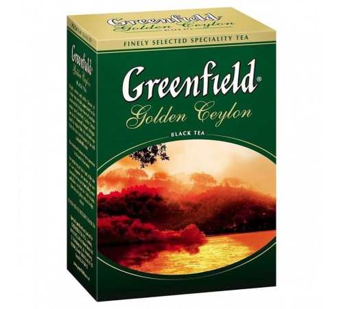 Чай Greenfield Golden Ceylon черный цейлонский, 200 гр.