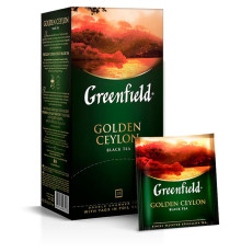 Чай Greenfield Golden Ceylon черный цейлонский, 25 пакетиков