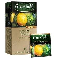 Чай Greenfield Lemon Spark черный с лимоном, 25 пакетиков