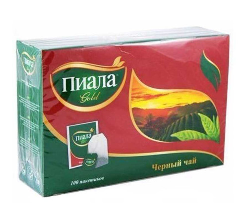 Чай Пиала черный, 100 пакетиков