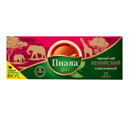 Чай Пиала "Кенийский" черный, 25 пакетиков