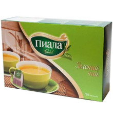 Чай Пиала зеленый, 100 пакетиков 