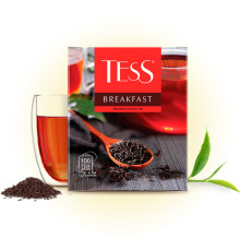 Чай Tess "Breakfast", черный , 100 пакетиков