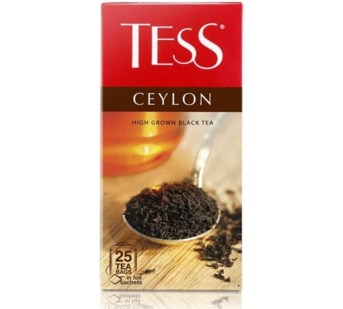 Чай Tess "Ceylon" черный,  25 пакетиков 