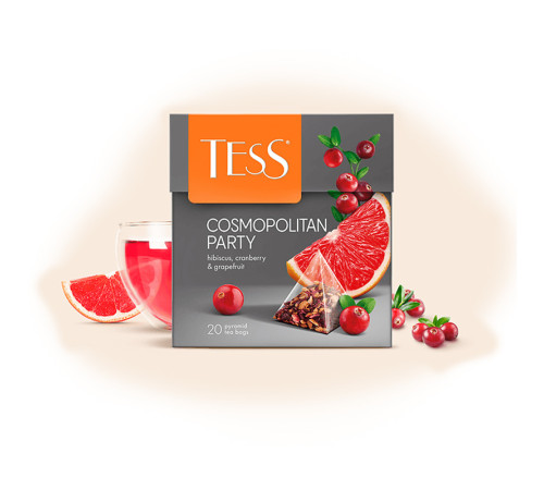Чай Tess "Cosmopolitan" травяной,  20 пакетиков 