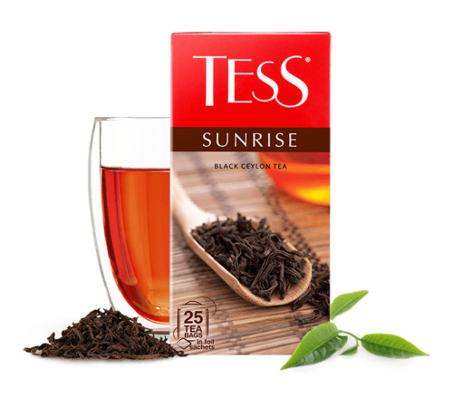 Чай Tess Sunrise, черный, 25 пакетиков
