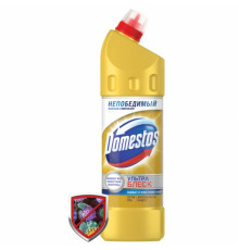 Чистящее средство для уборки туалетов Domestos "Ультра блеск", гель, 1 литр