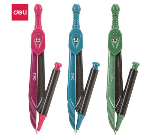 Циркуль Deli "G203", ассорти