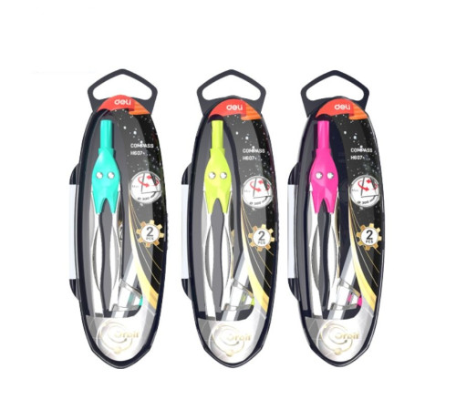 Циркуль Deli "H607", ассорти