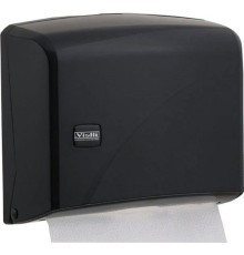 Диспенсер Vialli "К1", для полотенец Z cложения, пластик черный
