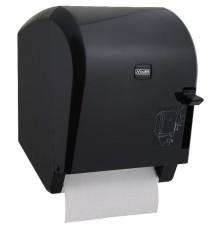 Диспенсер Vialli "К8В", для рулонных полотенец, полуавтомат, пластик черный