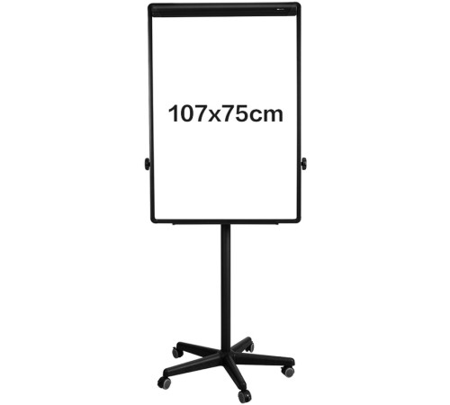 Доска-флипчарт DELI 75 x 106,7 см, магнитно-маркерная, на роликах