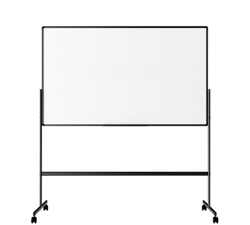 Доска магнитно-маркерная DELI 90 х 150 см, двухсторонняя ,подставка 4 колеса