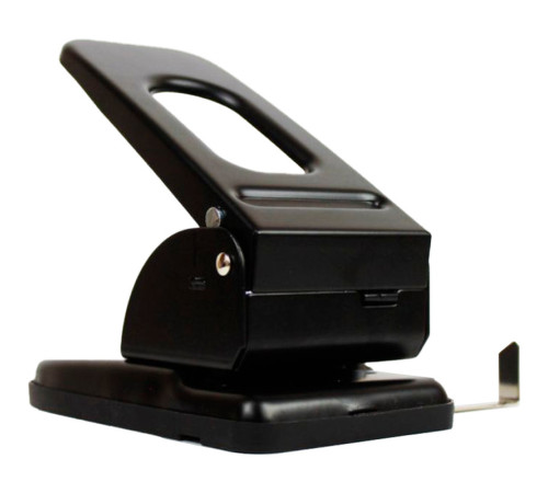 Дырокол BASY, до 70 листов, металлический корпус, черный