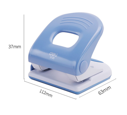 Дырокол DELI, до 40 листов, металлический корпус