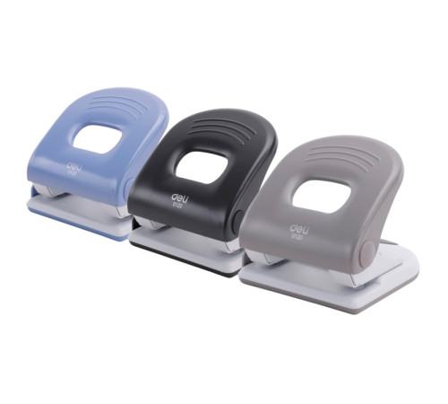 Дырокол DELI, до 40 листов, металлический корпус