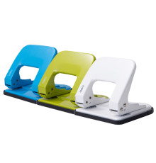 Дырокол DELI "E0137", до 20 листов, металлический корпус