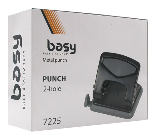 Дырокол "7225", до 25 листов, металлический корпус